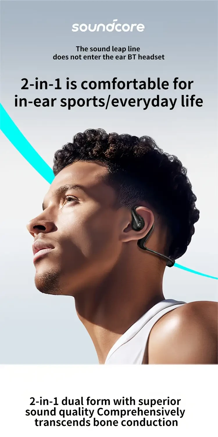 Soundcore AeroFit Pro Wireless Earbuds  Open-Ear Comfort for Running & Everyday