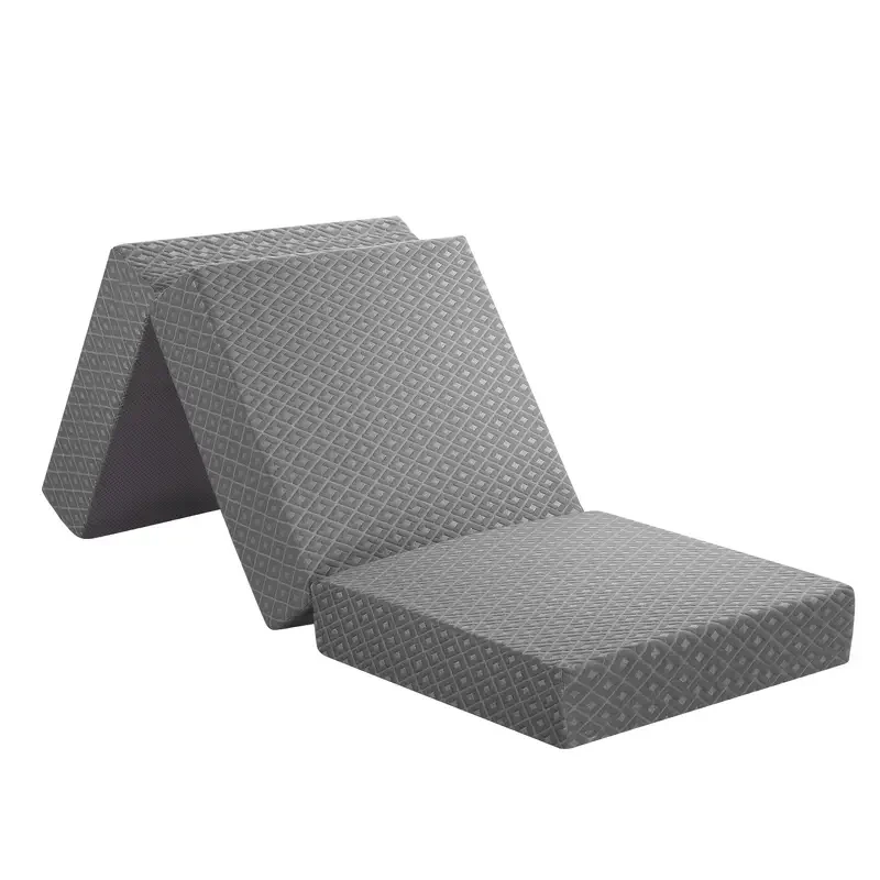 Luxdream Trifold Foam Sofa Bed Extra-Thick Foldable Mattress with Removable Cover (Portable Sleeping Solution) A comfy spare bedanytime, anywhere