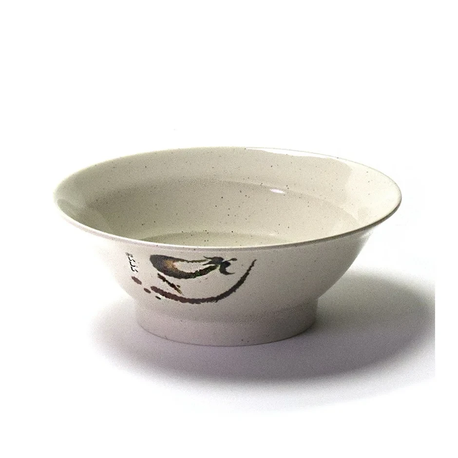 Melamine Bowl Deep Eggplant 7"