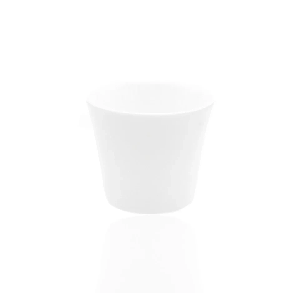 Crockery Tea Cup Basket Shape White