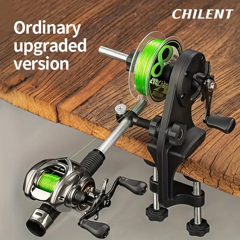 LINNHUE Lightweight Fishing Line Winder Spooler Anti-Rust Quick-Line Changer for Spinning & Baitcasting Reels