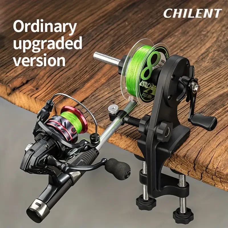 LINNHUE Lightweight Fishing Line Winder Spooler Anti-Rust Quick-Line Changer for Spinning & Baitcasting Reels