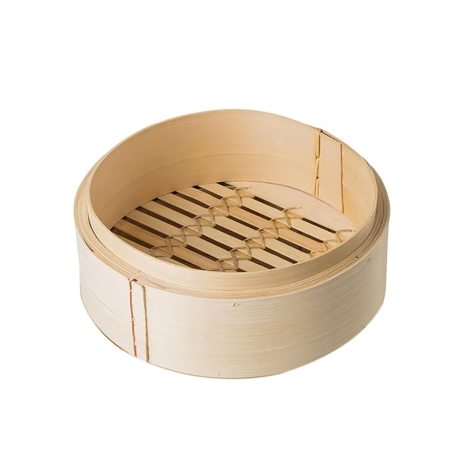 Bamboo Steam Basket Deep 8"
