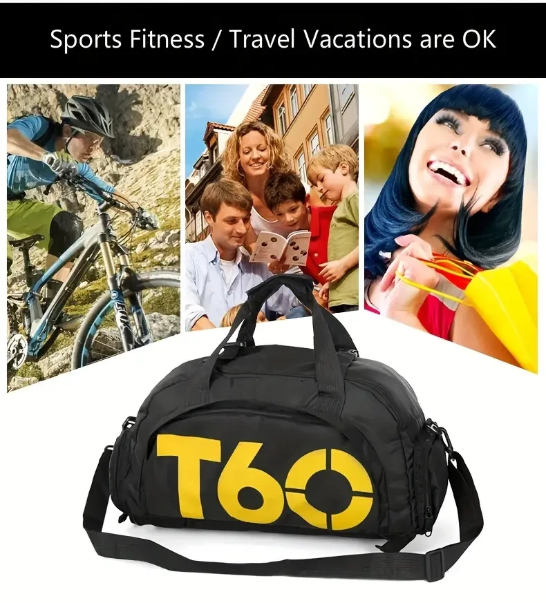 T 6 Ultralight Sports & Travel Gym Bag Portable, Durable, All-Day Carry