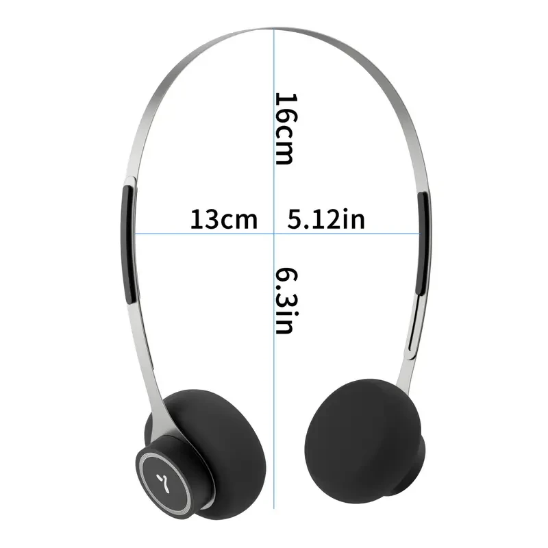 bosdd Retro Wireless Over-Ear Headphones Lightweight Comfort, Clear Sound & Long Battery Life