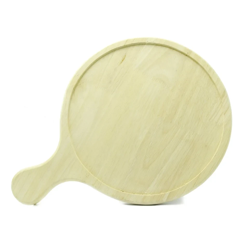 Wooden Pizza Board with Handle 13'
