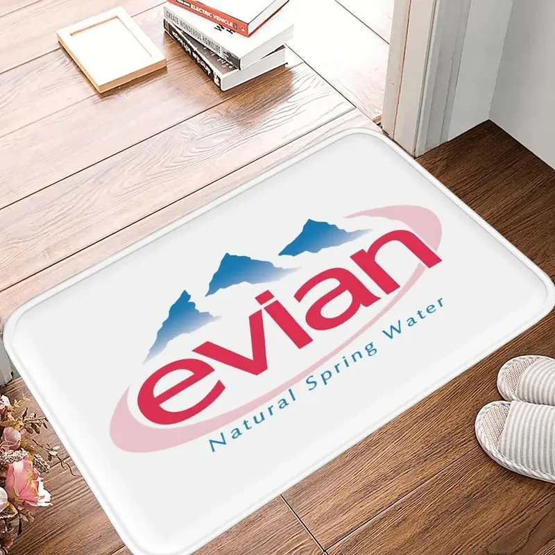 Evian Branded Logo Bath Rug & Carpet Plush, Premium & Refreshingly Stylish