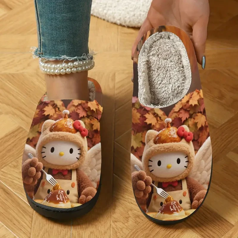 Kuromi Plush Slippers Adorably Soft, Cozy & Non-Slip