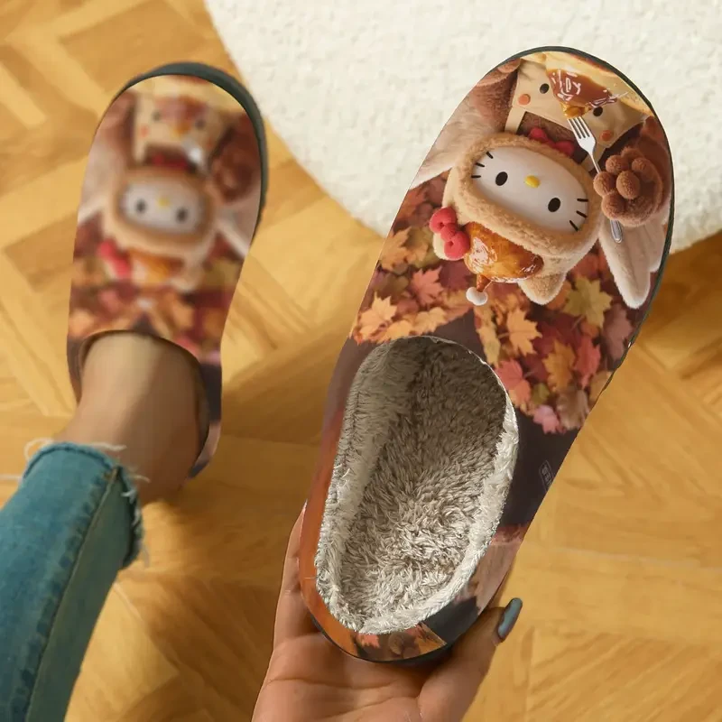 Kuromi Plush Slippers Adorably Soft, Cozy & Non-Slip