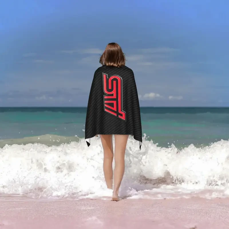 STI Racing Logo Beach Towel Bold, Quick-Dry & Sport-Inspired