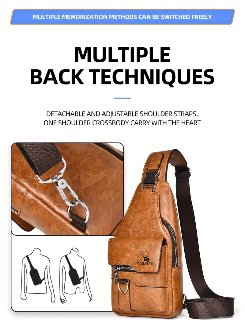 WEIXIER Womens Crossbody, Chest, Handbag & Shoulder Bag Set  Trendy, Functional & Lightweight