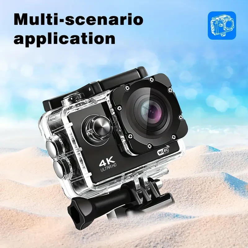 OURLIFE 4K HD Action Camera  Powerful, Compact & Adventure-Ready