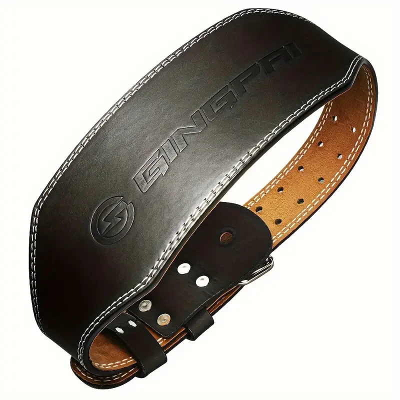 GINGPAI Fitness Waist Belt with Lifting Strap Supportive, Durable & Performance-Driven