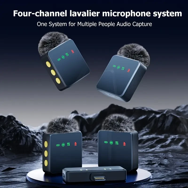2.4G Wireless Microphone Pro Ultimate Vlogging and Live Streaming Audio Solution