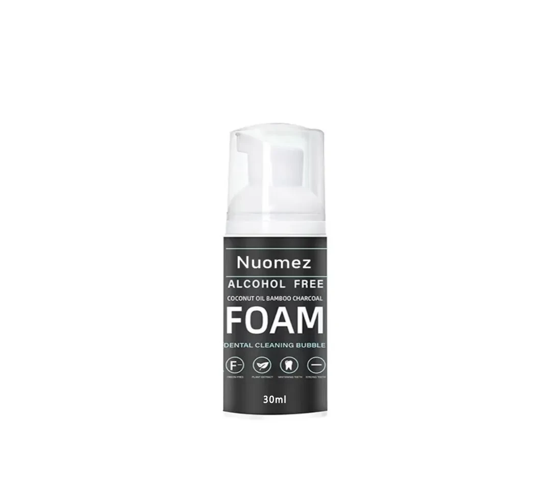 Coconut Bamboo Charcoal Foam Mousse Toothpaste Tooth Stains Brightening