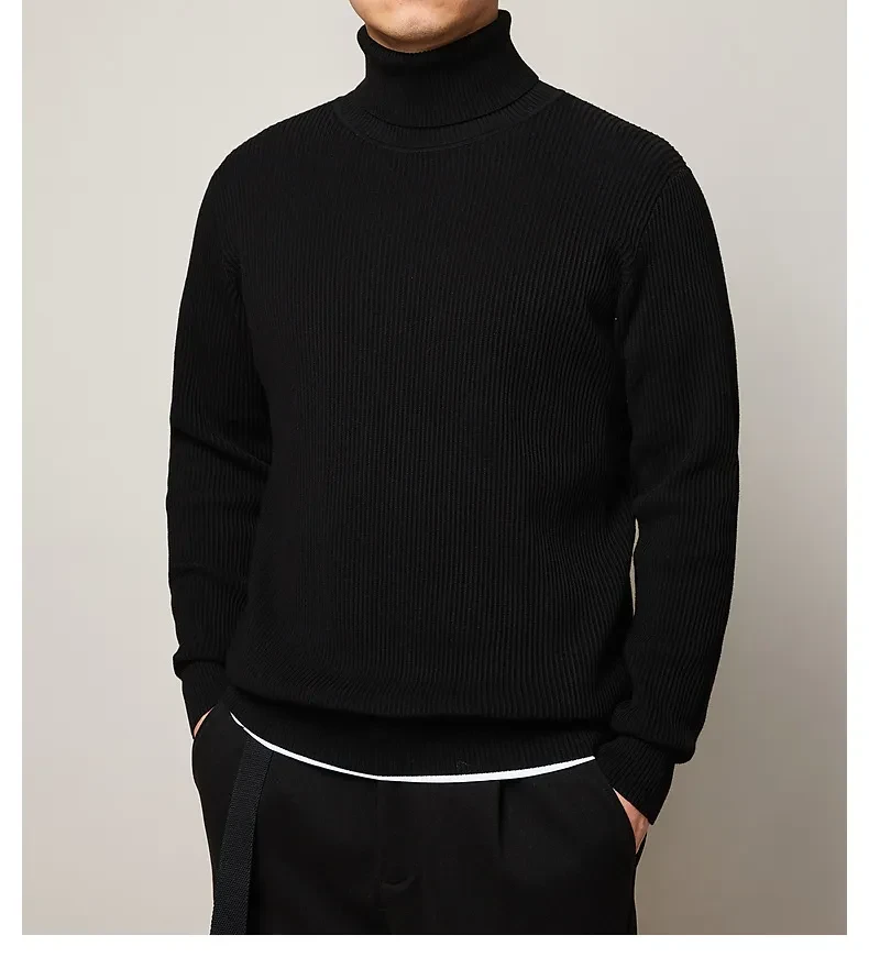 Mens Cotton Turtleneck