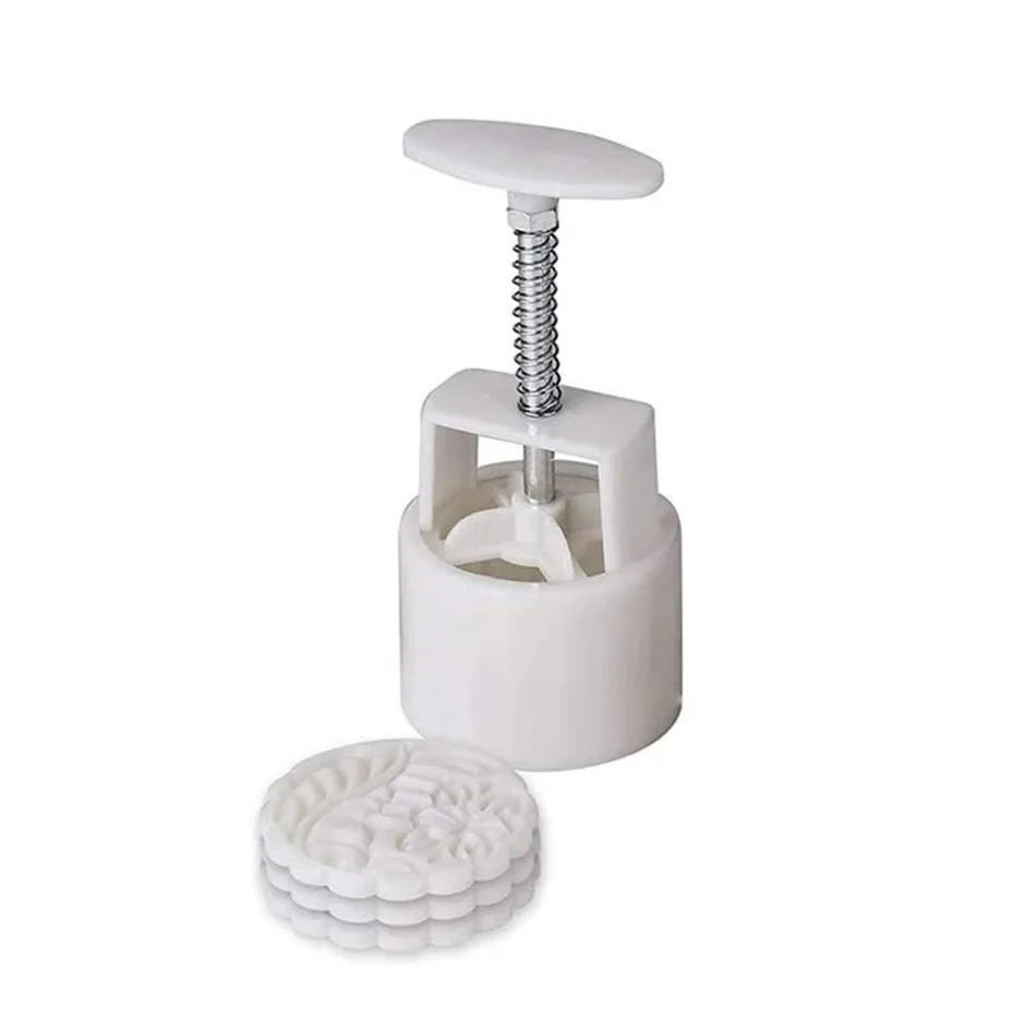 Plastic Moon Cake Mould (Round) 7cm