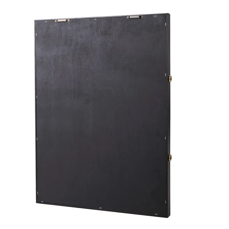 Jersey Display Case With Lengthened Hanger For Sports Uniforms & Shirts - Black