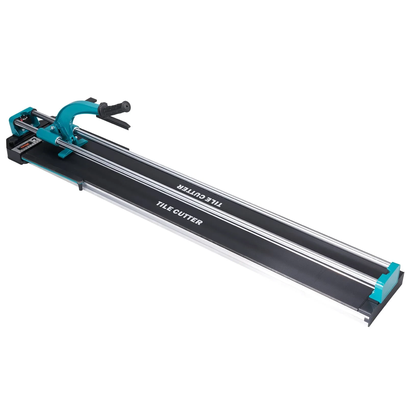 Manual Tile Cutter, 1200mm, Porcelain Ceramic Tile Cutter With Tungsten Carbide Cutting Wheel, Infrared Positioning, Anti-Skid Feet, Double Rails For Professional Installers Or Beginners