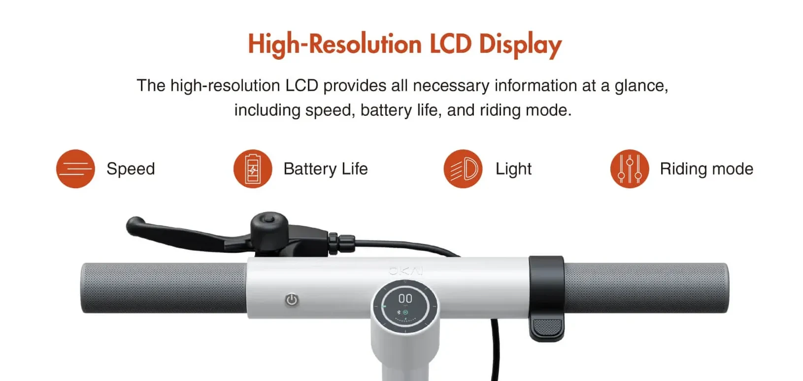 26lb Ultra-Light E-Scooter W - Hidden Handle - 22 Mi Real Range, Folds Fast