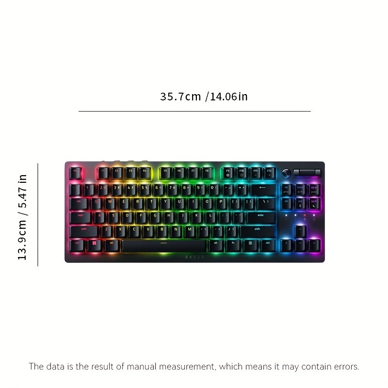 Razer DeathStalker V2 Pro Wireless Low-Profile Optical Gaming Keyboard Ultra-Slim, Wireless, Chroma RGB