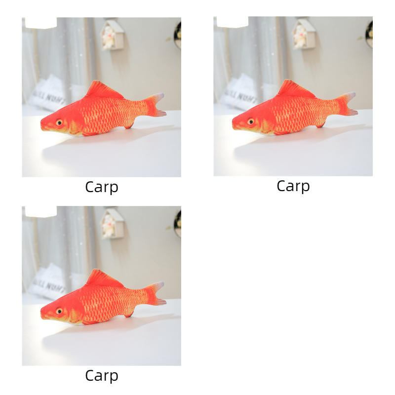 Realistic Fish Plush Toy for Cats