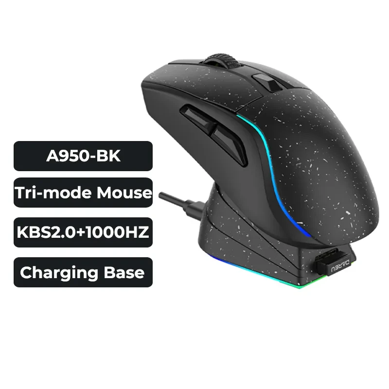 Wireless Bluetooth Wired Three-mode Mechanical Gaming Mouse