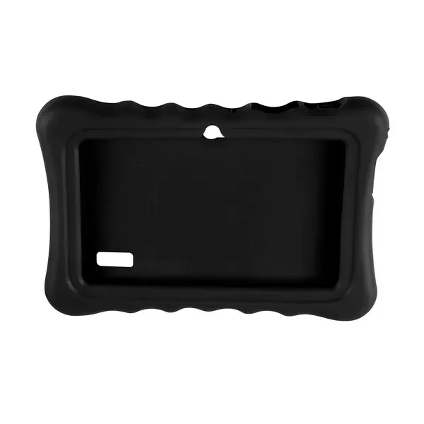 Shock-resistant Silicone Snap-on Case With Stand For 7 Tablets