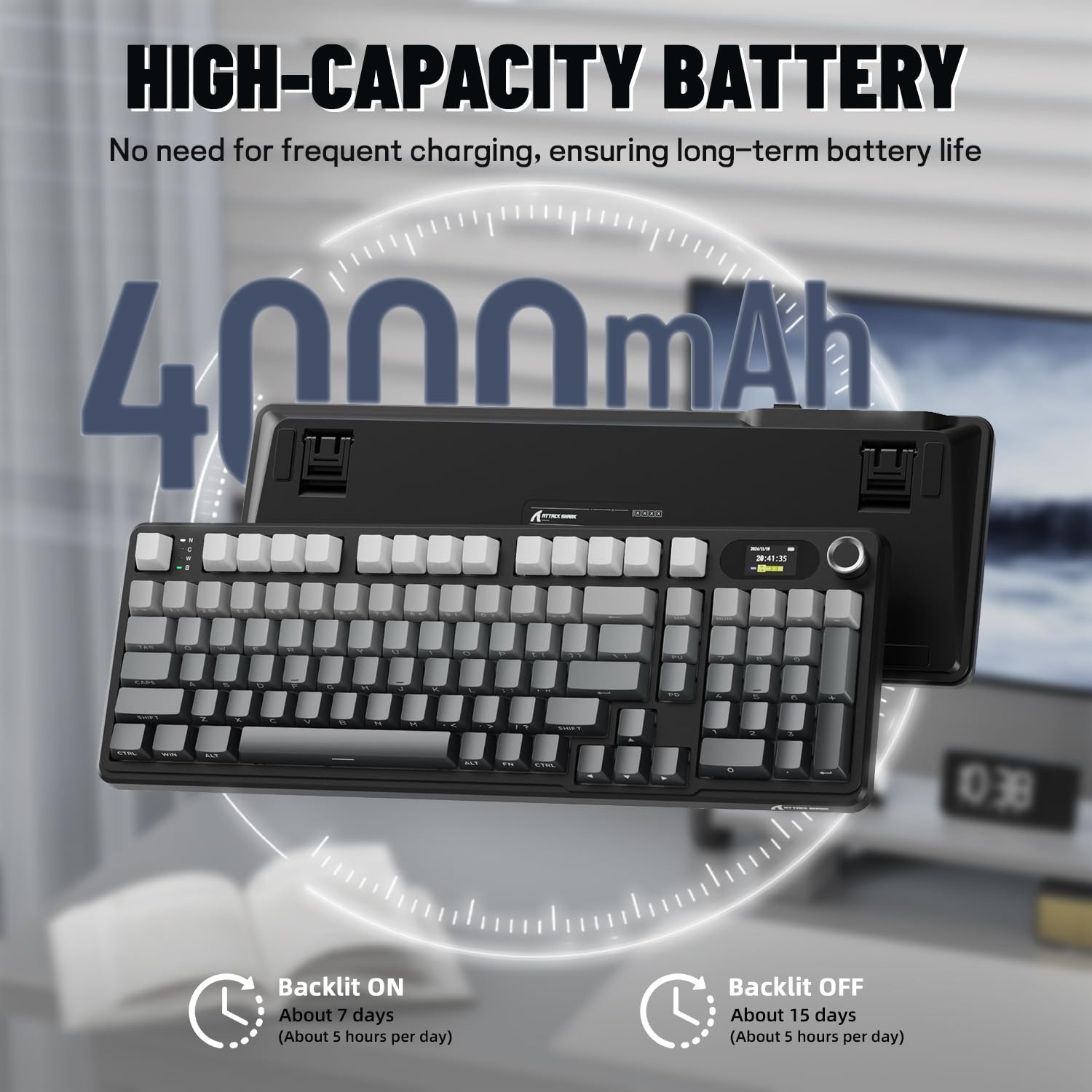 ATTACK SHARK X98PRO Wireless Mechanical Keyboard