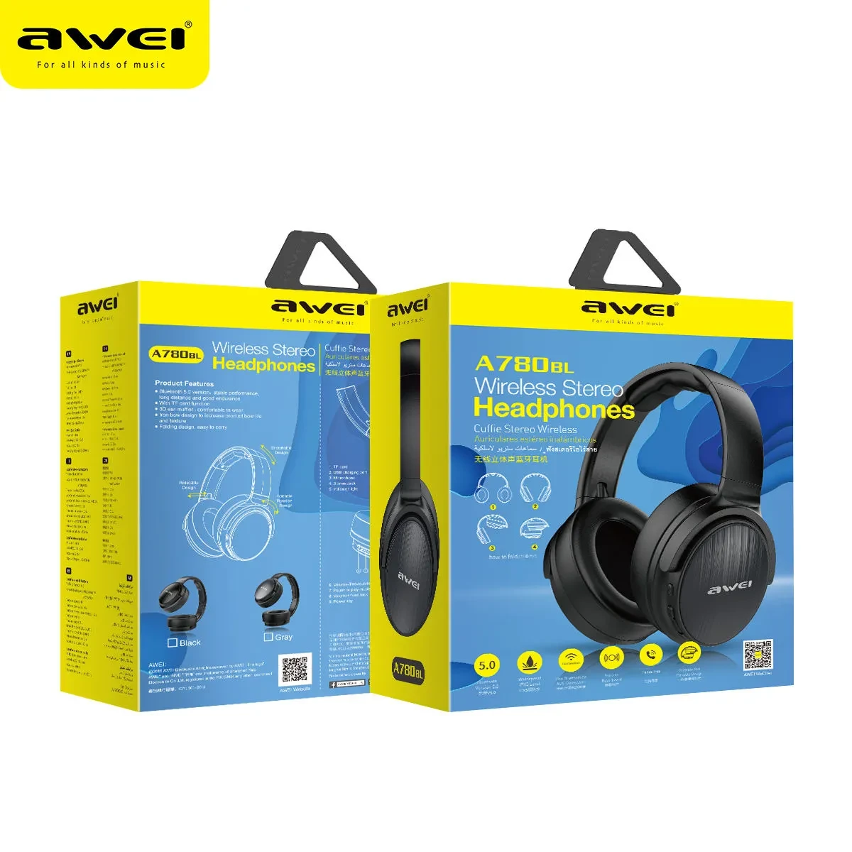 AWEI Wireless Stereo Bluetooth Headset