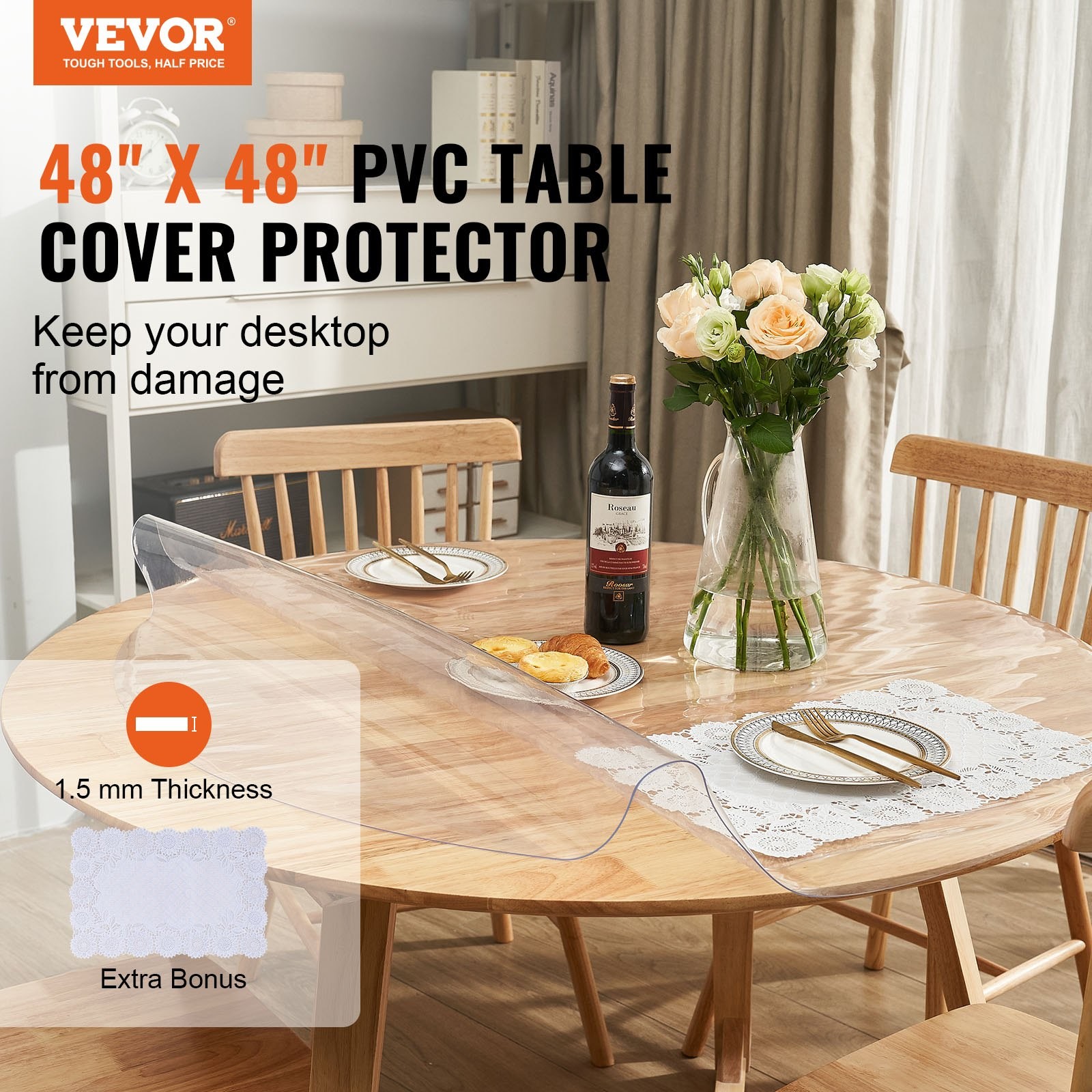 Round Plastic Table Covers