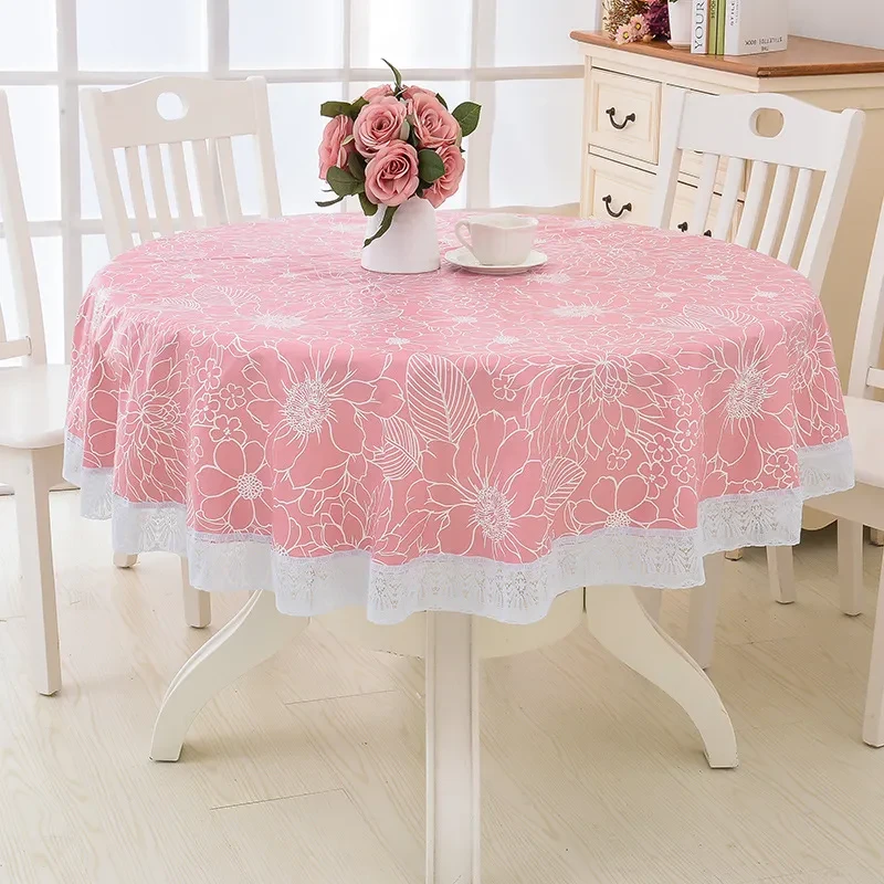 Round Plastic Tablecloth