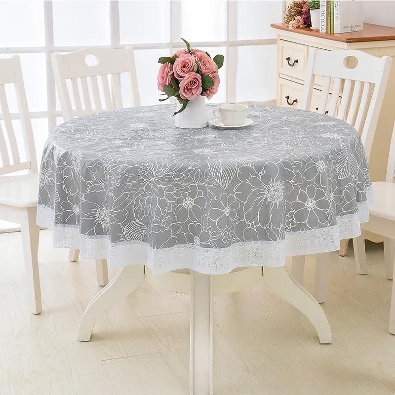 Round Plastic Tablecloth