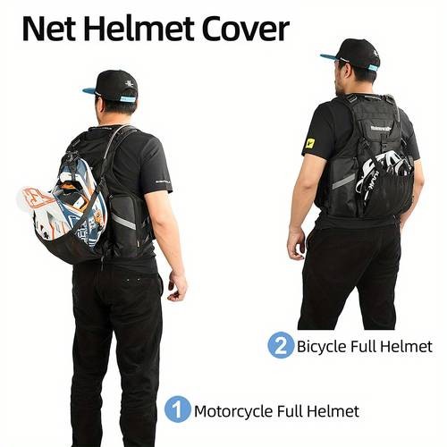 Rhinowalk Motorcycle Riding Vest Adjustable Strap, Durable Polyester, Portable Outdoor Travel Backpack for Motorcycle Riders