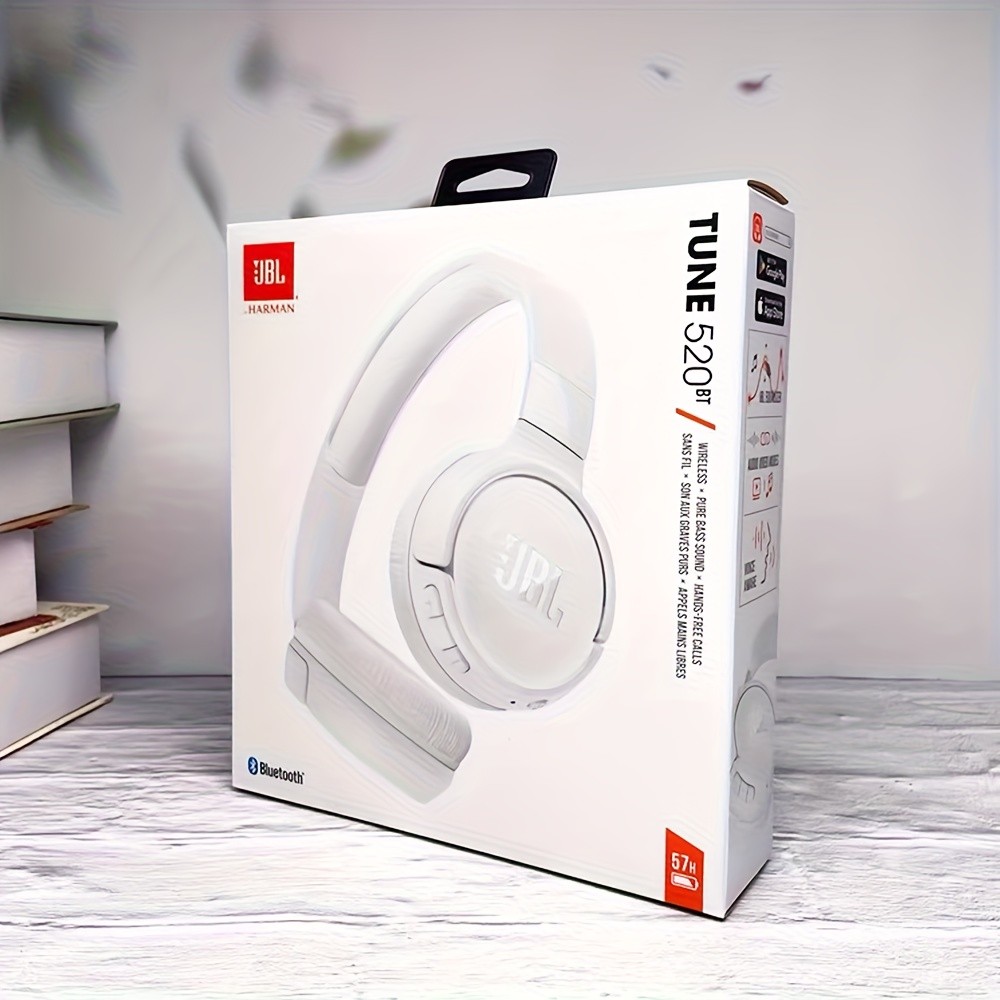 JBL Tune520BT Wireless Headphones Pure Bass, Pure Freedom