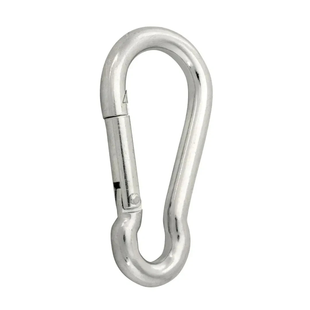 CARABINER STEEL NICKEL PLATED