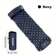 PACOONE Ultralight Inflatable Sleeping Pad with Pillow Rectangular Air Mattress for Camping, Hiking & Travel