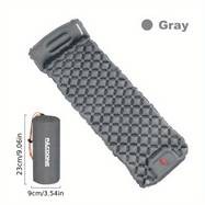 PACOONE Ultralight Inflatable Sleeping Pad with Pillow Rectangular Air Mattress for Camping, Hiking & Travel