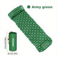PACOONE Ultralight Inflatable Sleeping Pad with Pillow Rectangular Air Mattress for Camping, Hiking & Travel