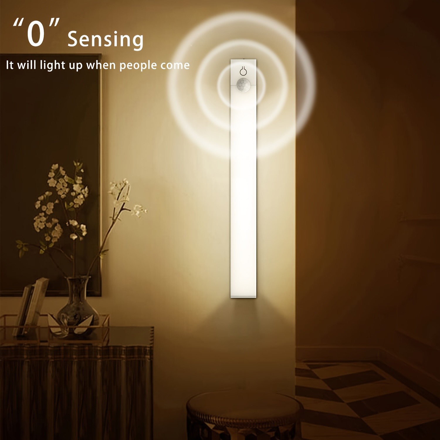 NBBUFF Rechargeable Motion Sensor Under Cabinet Lighting