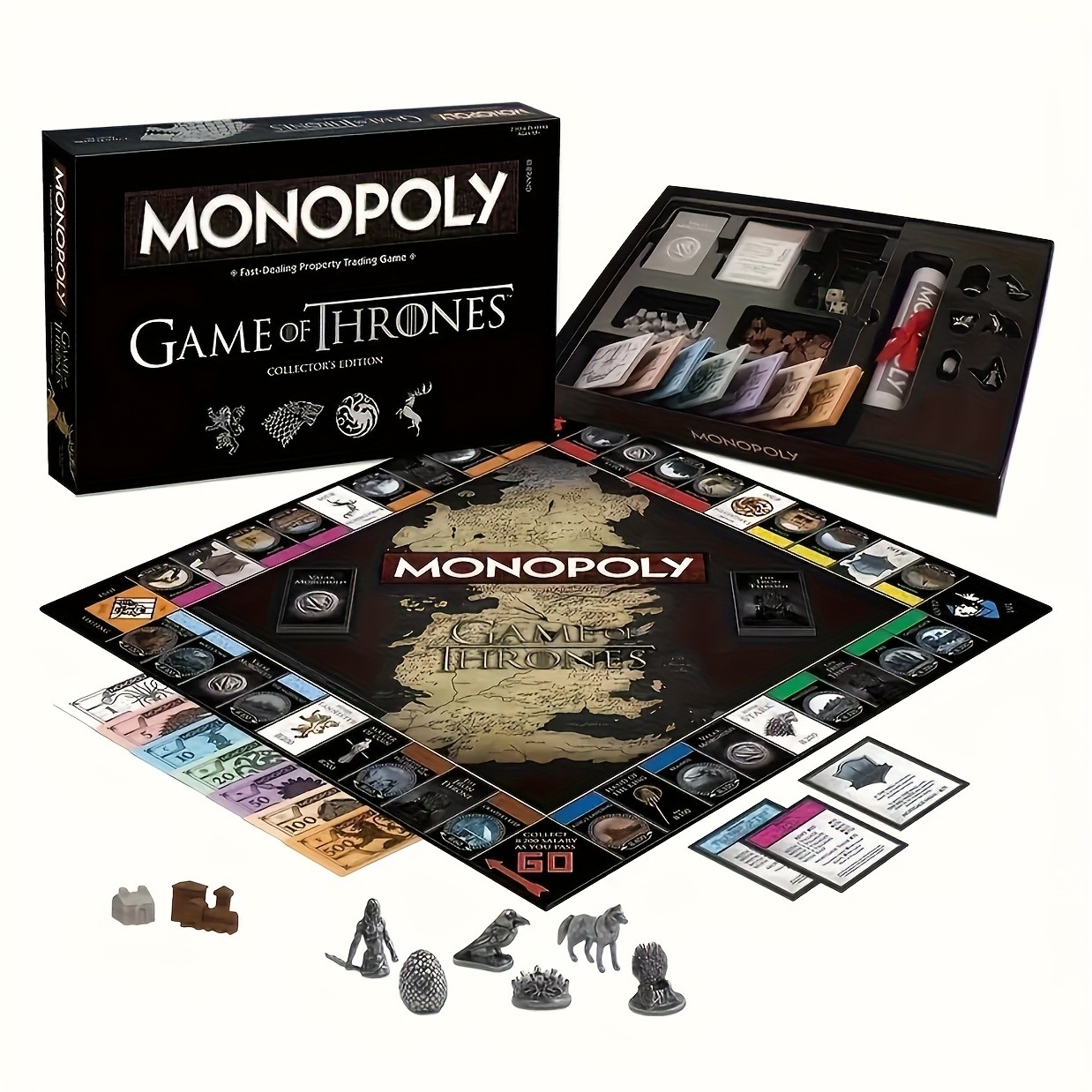 Hasbro Game of Thrones Monopoly Deluxe Premium Board Game