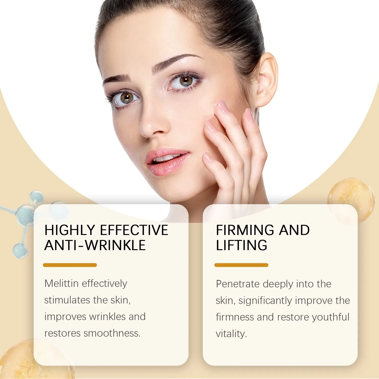 Bee Venom Anti-Wrinkle Face Cream - Hydrating & Brightening Skin Care
