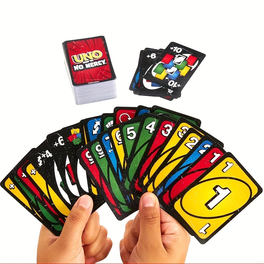 168 Sheets UNO NO MERCY Special Edition Card Game