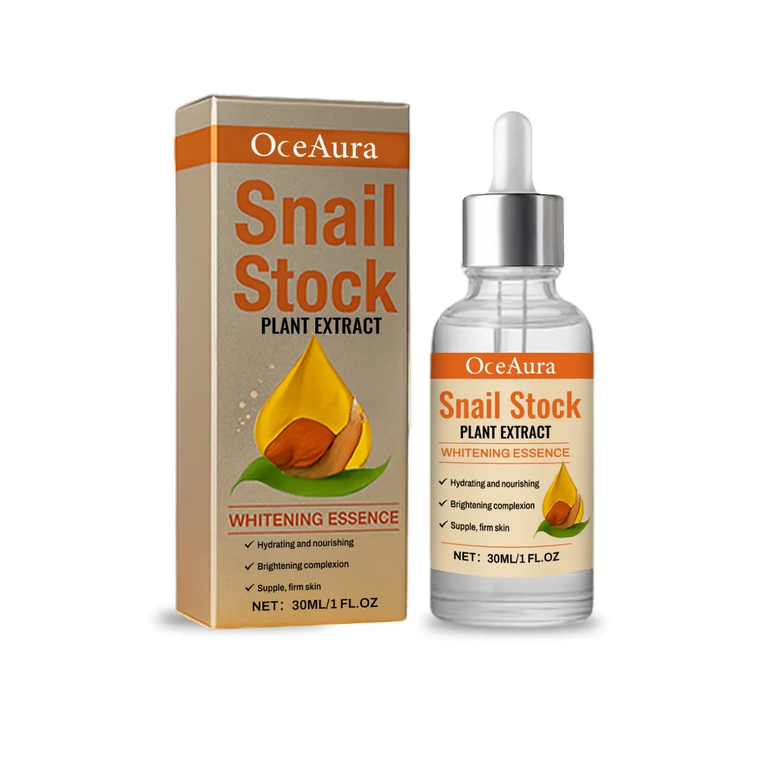 OceAura Snail Stock Plant Extract Whitening Essence