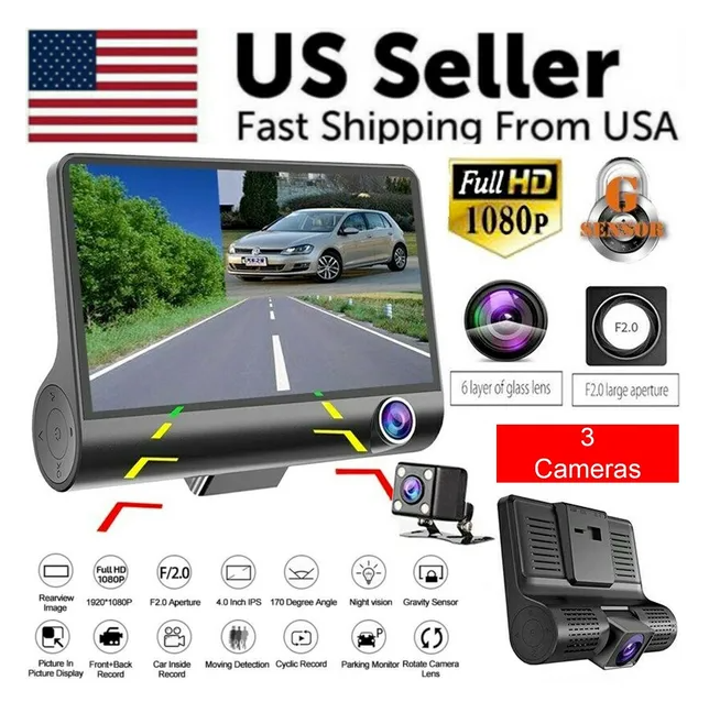 Dual Lens Dash Camera