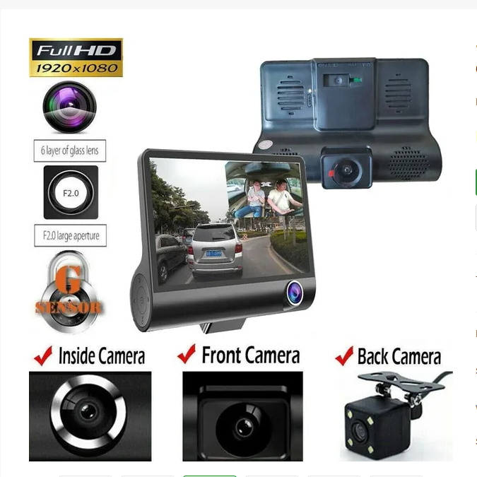 Dual Lens Dash Camera