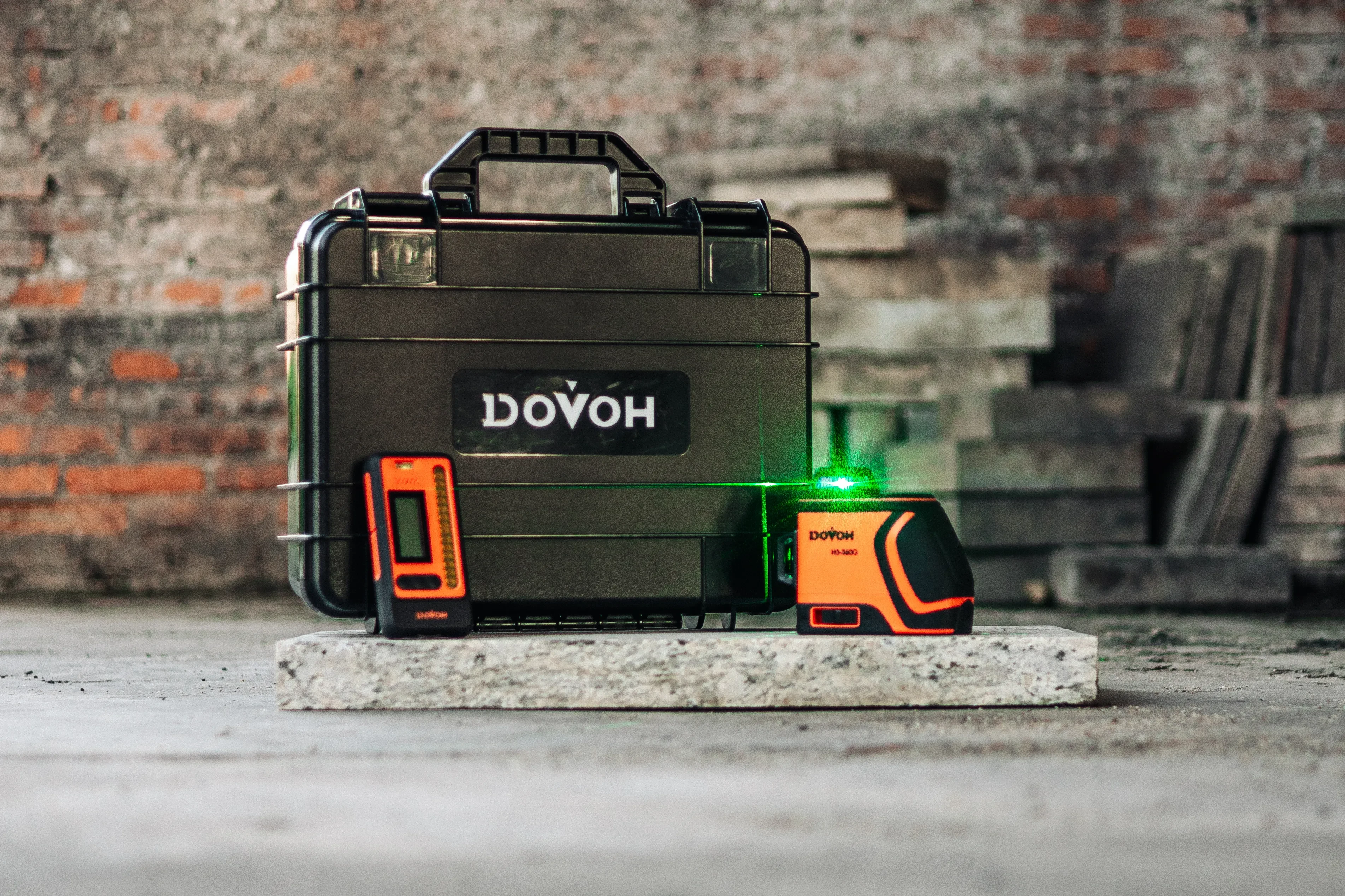Outdoor Laser Level With Receiver- Dovoh H3-360G-KIT