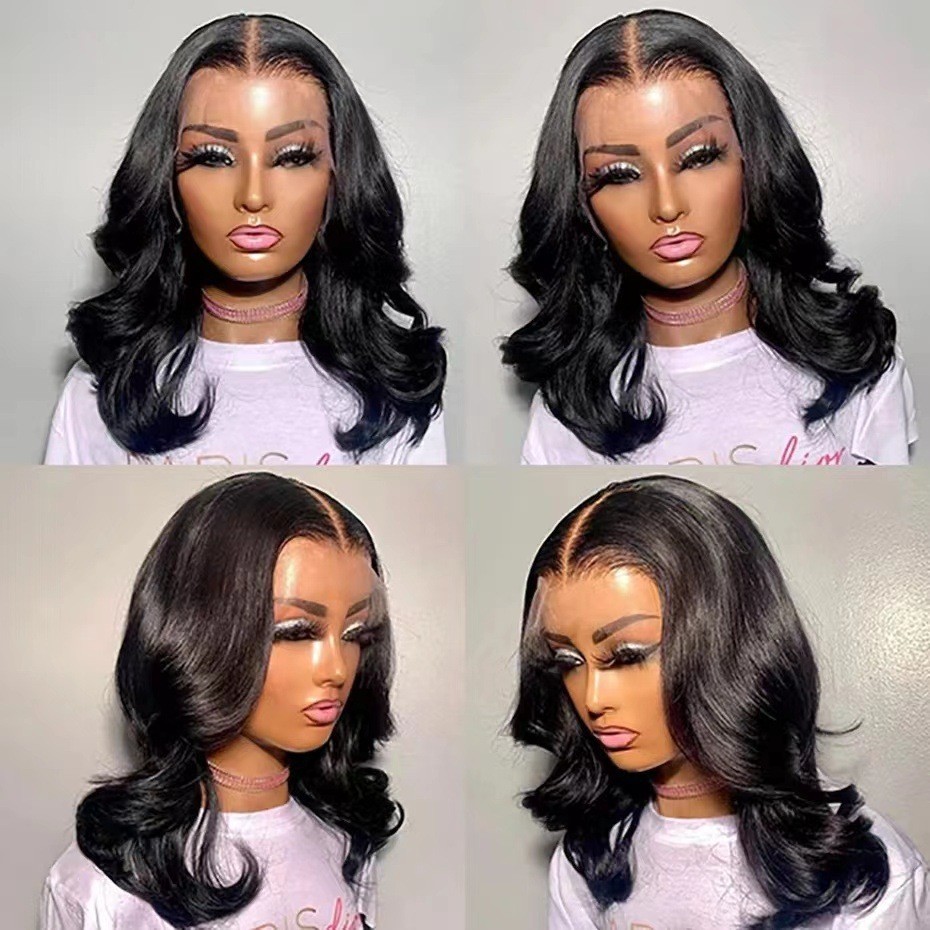 Front Lace Short Curly Wig