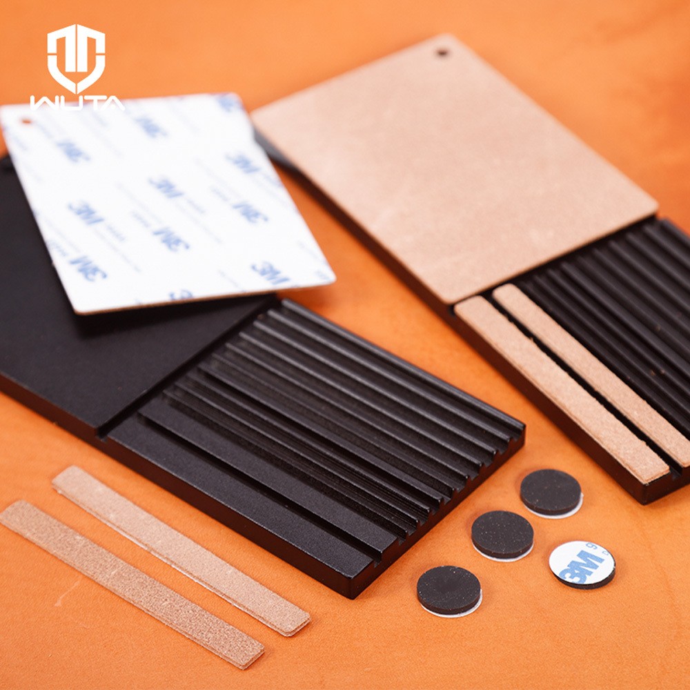 WUTA Leather Edge Beveler Sharpening Strop Kit