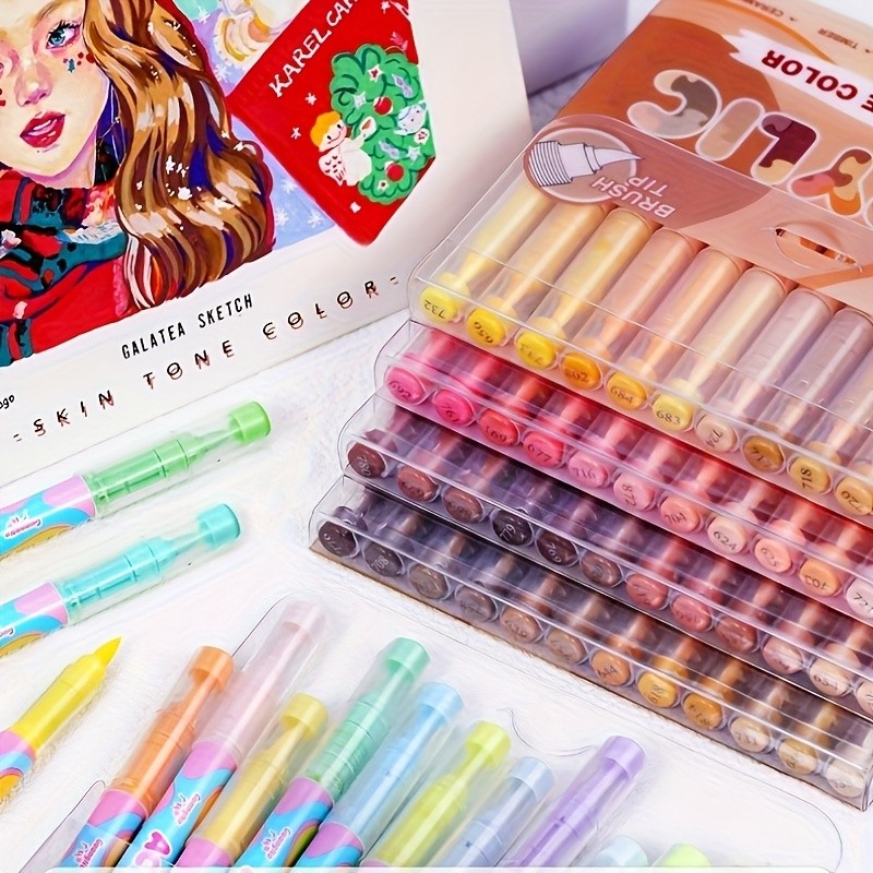 GUANGNA 36 Colors Acrylic Markers